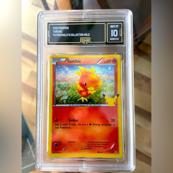 torchic pokemon card mcdonalds - 11/25 - Promo - 25 Aniversario 1x Pokemon Torchic 11/25 HOLO